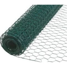 Mesh 13mm-50mm Green Chicken Wire Netting with Galvanised Core and PVC Coating